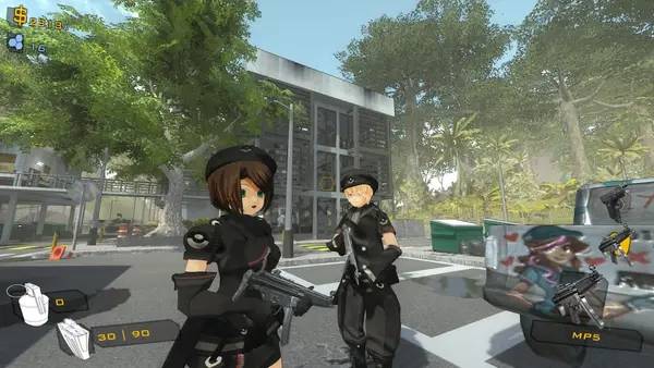 Общий вид на игровую локацию