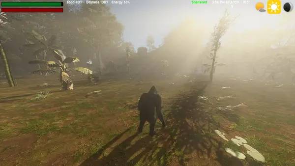 Общий вид на игровую локацию