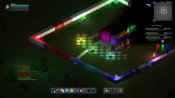 Общий вид на игровую локацию