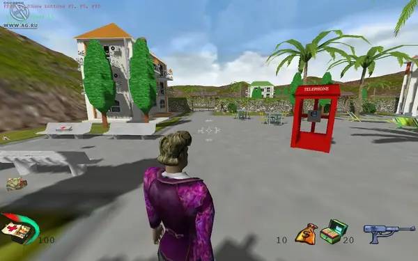 Общий вид на игровую локацию