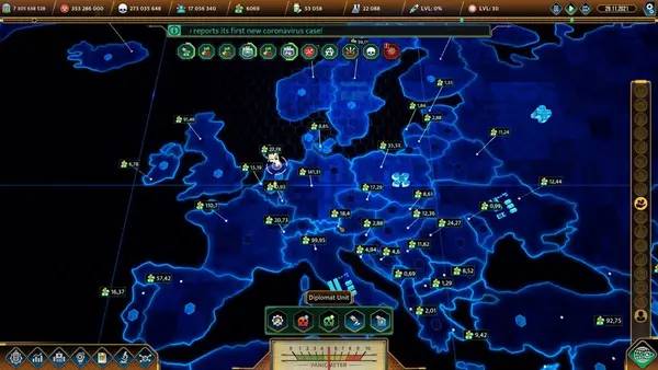 Общий вид на игровую локацию