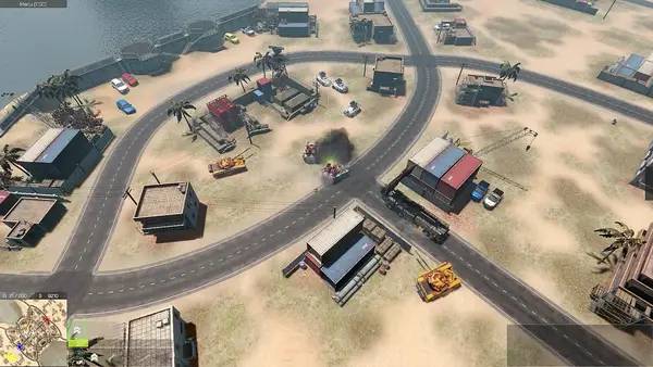 Общий вид на игровую локацию