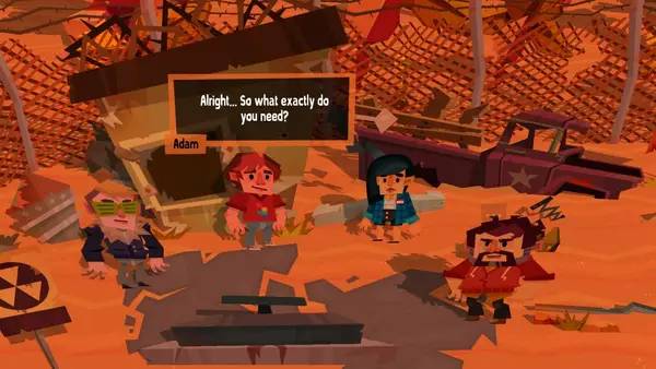 Общий вид на игровую локацию