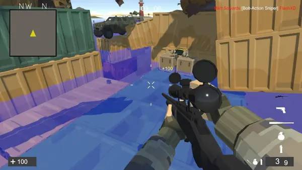 Общий вид на игровую локацию