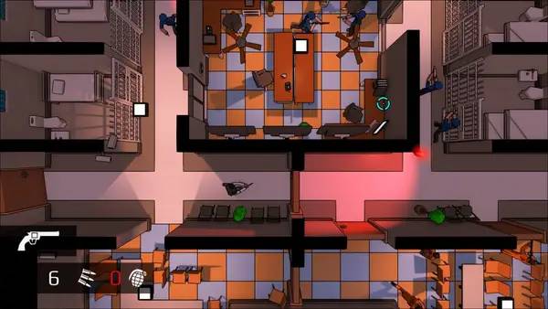 Общий вид на игровую локацию