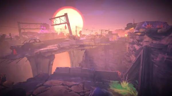 Общий вид на игровую локацию