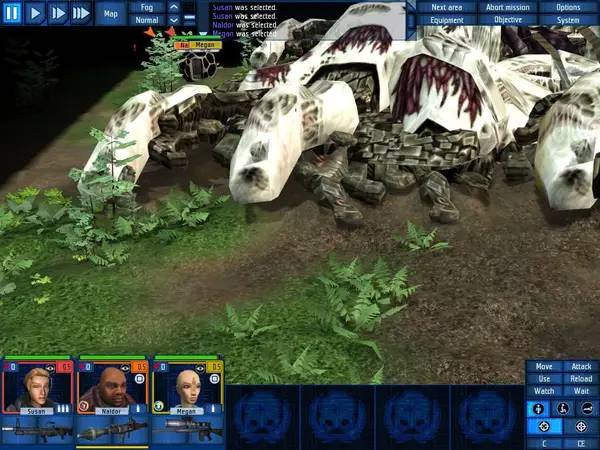 Общий вид на игровую локацию