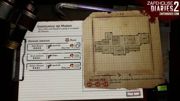 Общий вид на игровую локацию