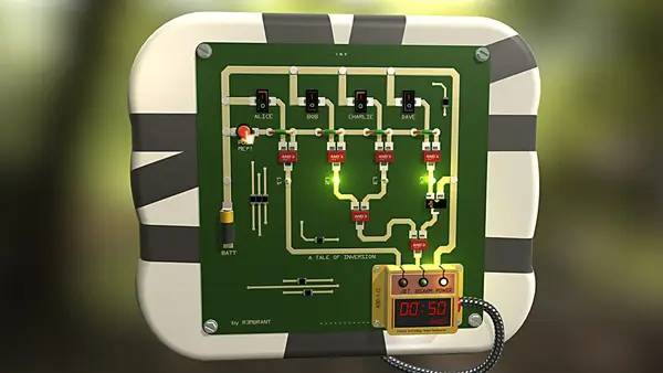 Общий вид на игровую локацию