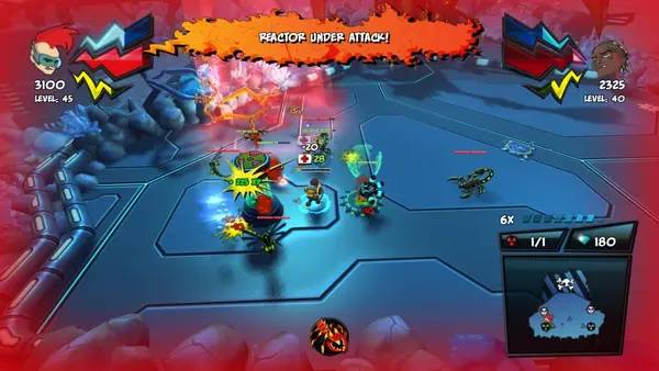 Общий вид на игровую локацию