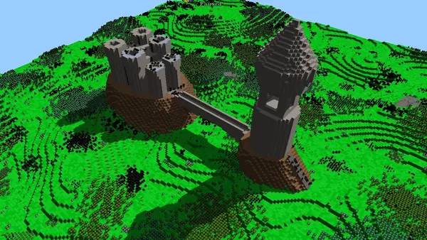 Общий вид на игровую локацию