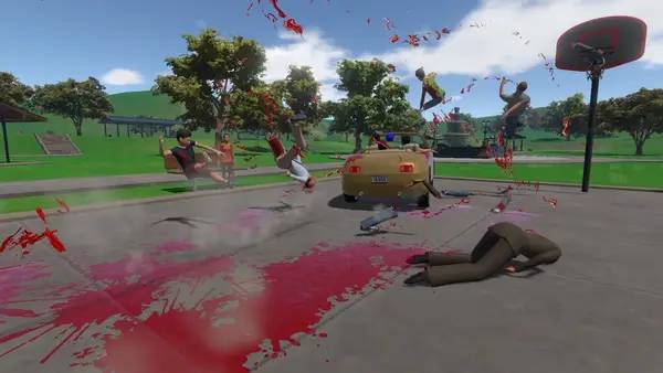 Общий вид на игровую локацию