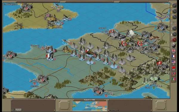 Общий вид на игровую локацию