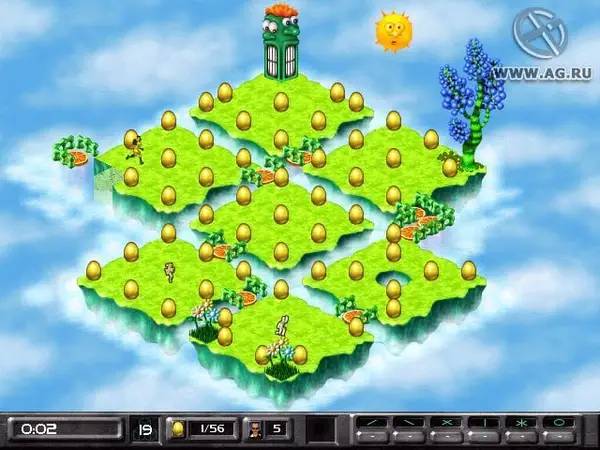 Общий вид на игровую локацию