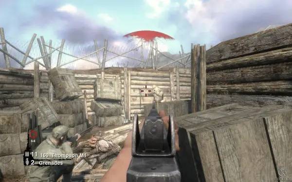 Общий вид на игровую локацию