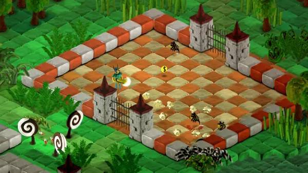 Общий вид на игровую локацию