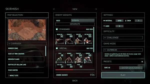 Общий вид на игровую локацию