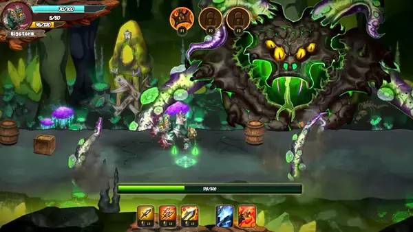 Общий вид на игровую локацию