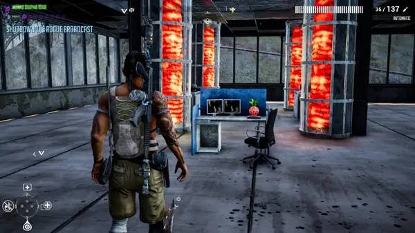 Общий вид на игровую локацию