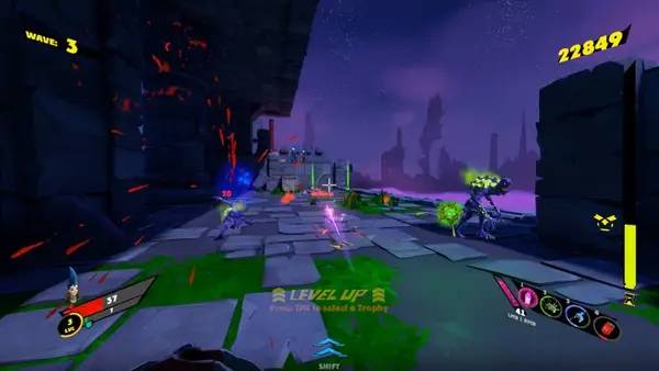 Общий вид на игровую локацию