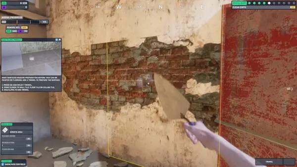 Общий вид на игровую локацию