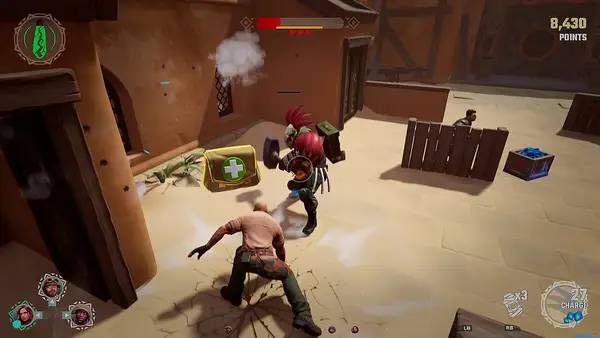 Общий вид на игровую локацию