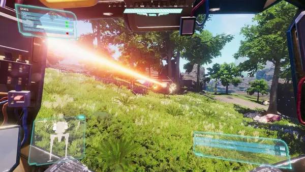 Общий вид на игровую локацию