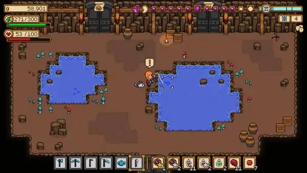 Общий вид на игровую локацию