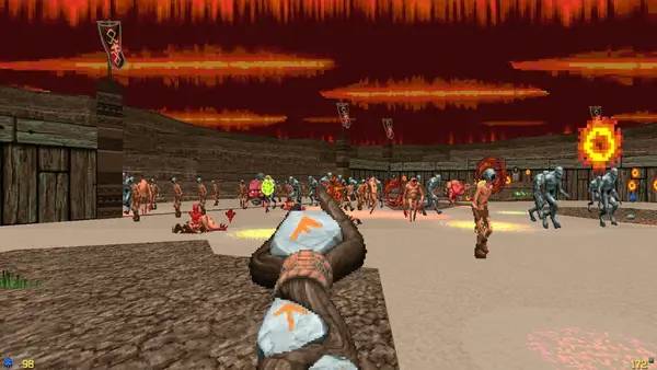 Общий вид на игровую локацию