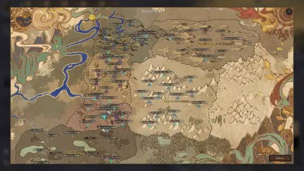 Общий вид на игровую локацию