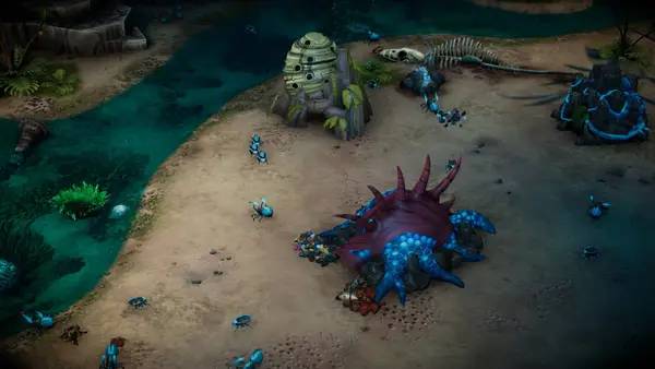 Общий вид на игровую локацию