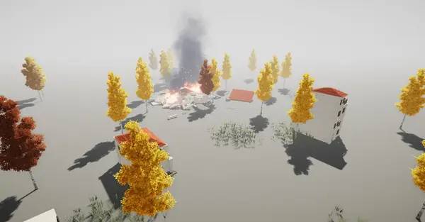 Общий вид на игровую локацию