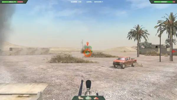 Общий вид на игровую локацию