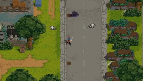 Общий вид на игровую локацию