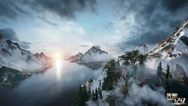 Общий вид на игровую локацию