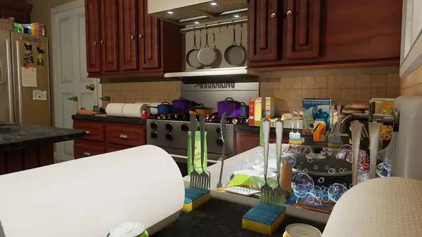 Общий вид на игровую локацию