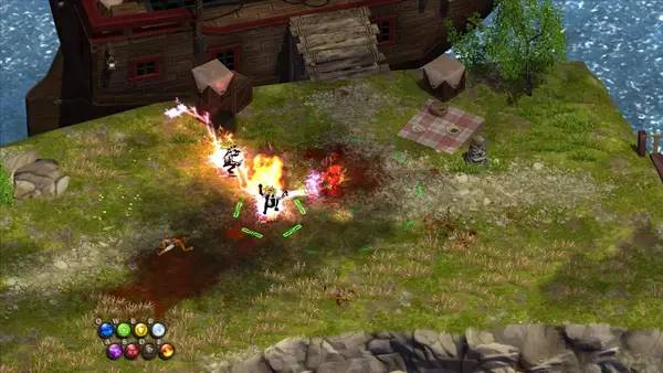 Общий вид на игровую локацию