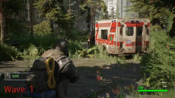 Общий вид на игровую локацию