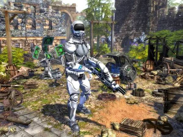 Общий вид на игровую локацию