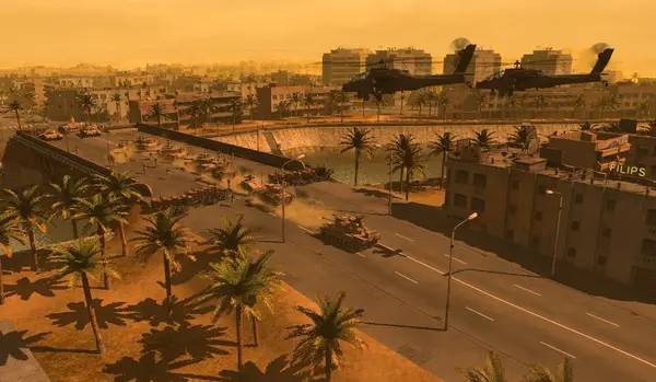 Общий вид на игровую локацию