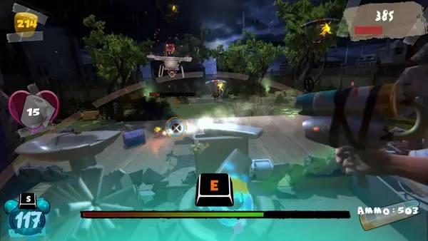 Общий вид на игровую локацию