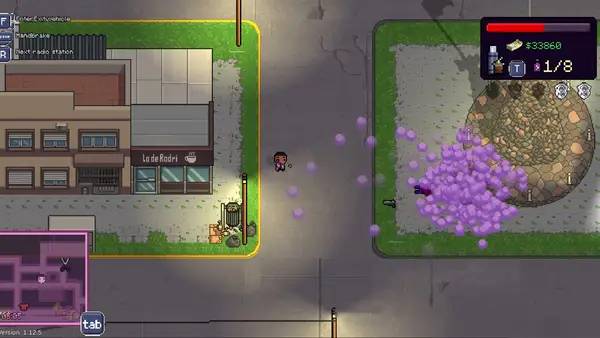 Общий вид на игровую локацию