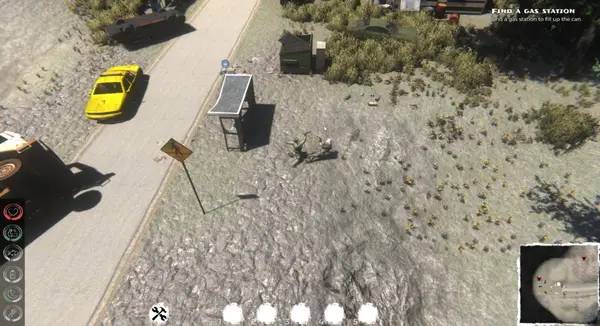 Общий вид на игровую локацию