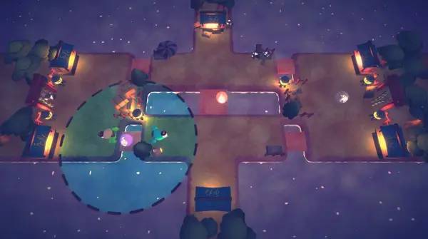 Общий вид на игровую локацию