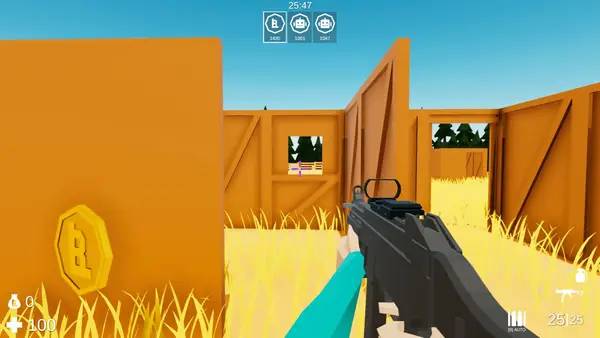 Общий вид на игровую локацию