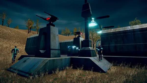 Общий вид на игровую локацию