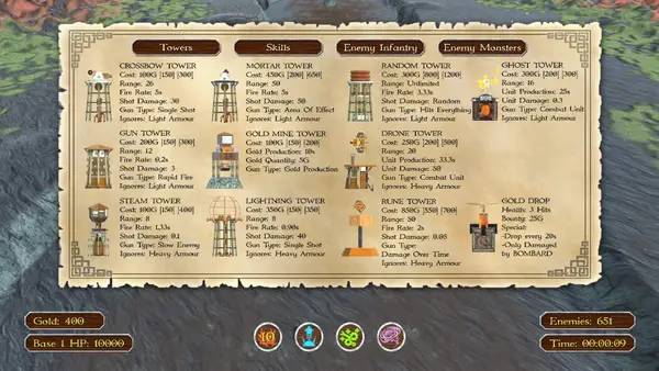 Общий вид на игровую локацию