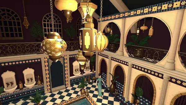 Общий вид на игровую локацию