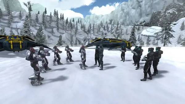 Общий вид на игровую локацию