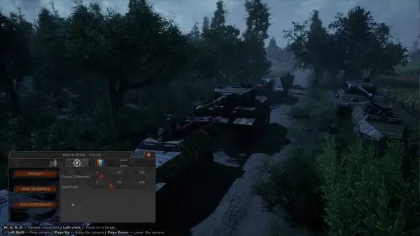 Общий вид на игровую локацию